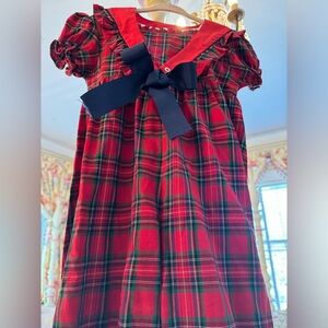 Sal & Pimenta Red Noel Romper in Size 3T